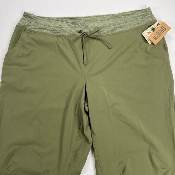 Duluth Trading Co. Armachillo Cooling Boot Cut Roll Leg Pants Green Size 18 - Picture 5 of 16